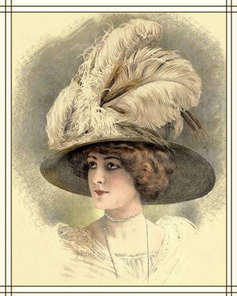 別致風格的美在老年女人韻味插畫!