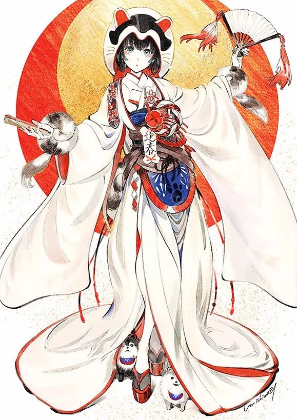 超唯美優(yōu)雅插畫，清新亮麗的手繪插畫