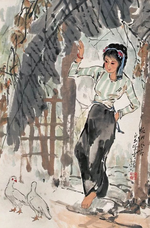 詩意中國畫：宋吟可人物國畫欣賞