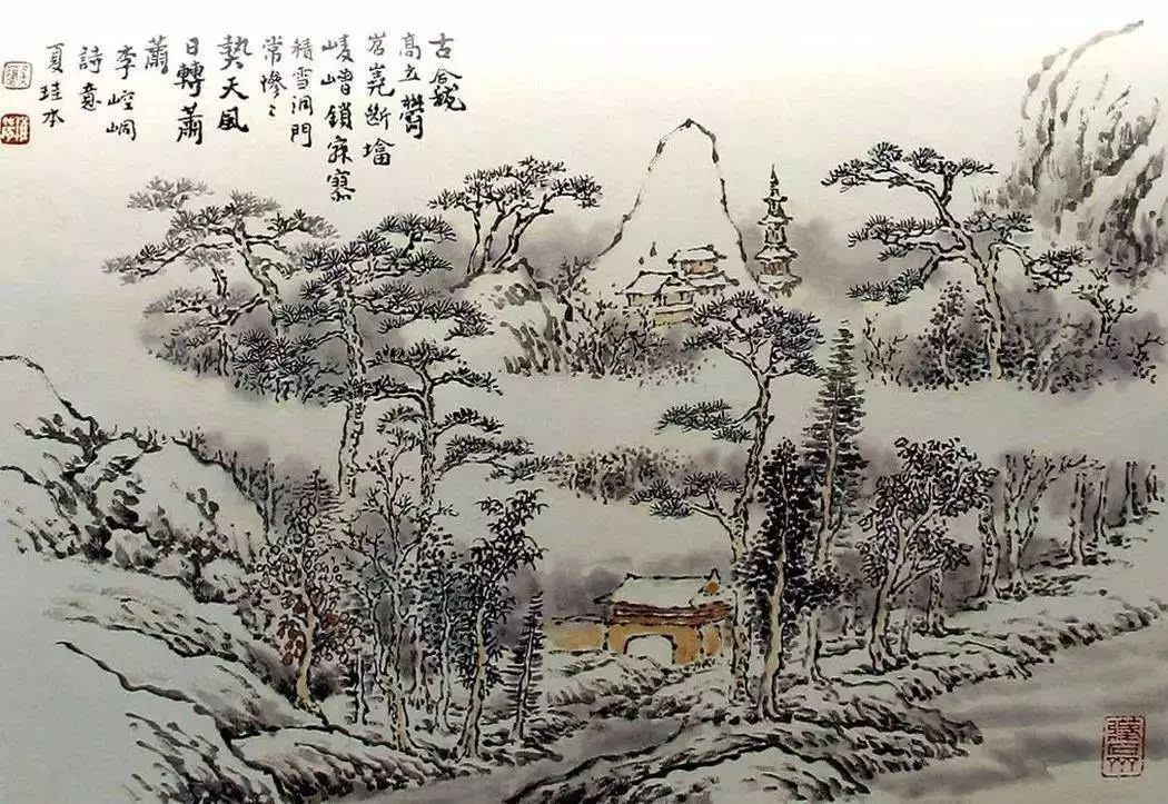 《芥子園畫譜》山水集合，精選賞析！