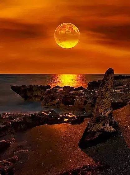 美到骨子里的夕陽風景：青山依舊在，幾度夕陽