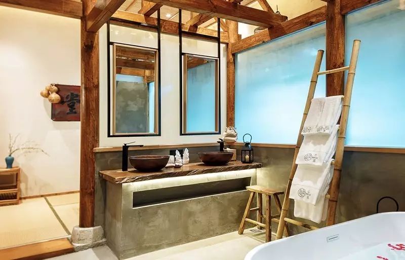 青城山·心越酒店，美的很自然沒有斧鑿的刻意