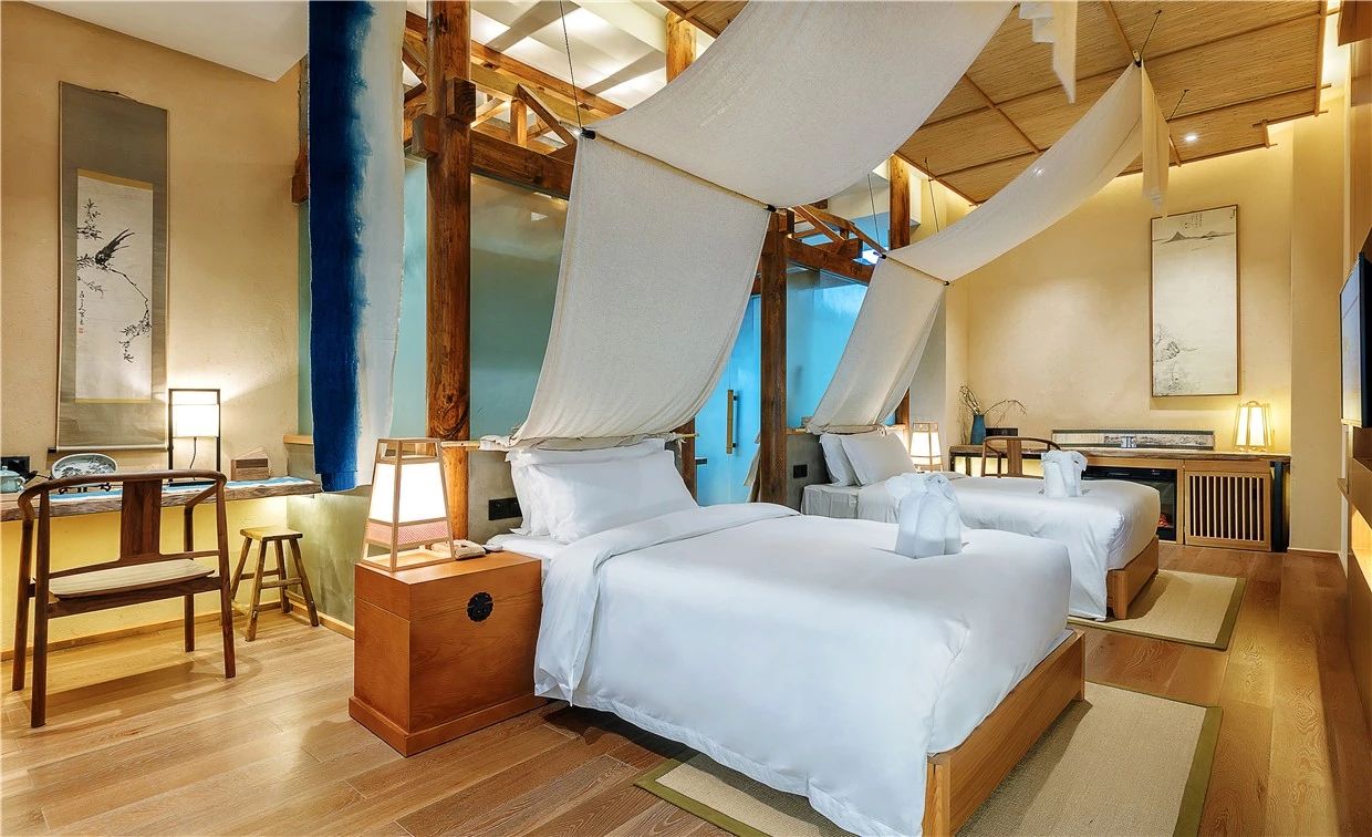 青城山·心越酒店，美的很自然沒有斧鑿的刻意