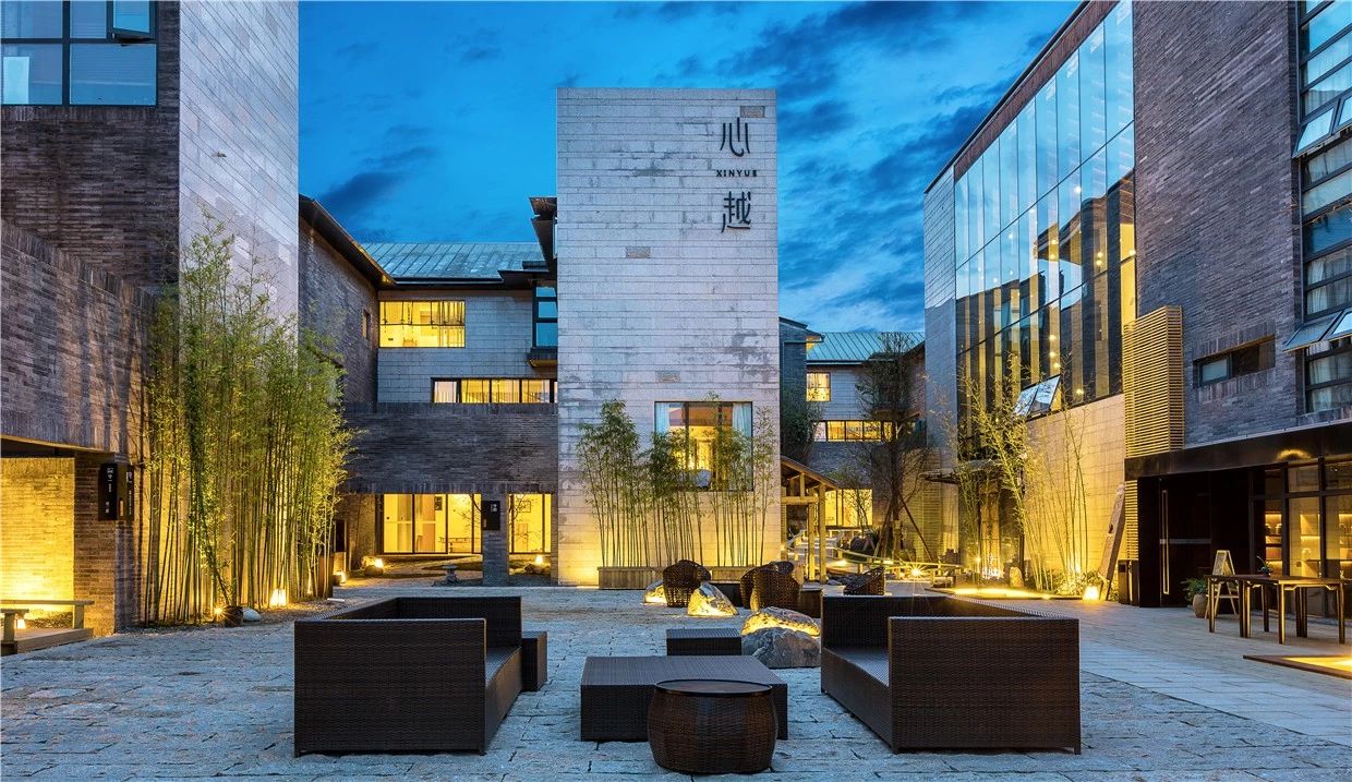 青城山·心越酒店，美的很自然沒有斧鑿的刻意