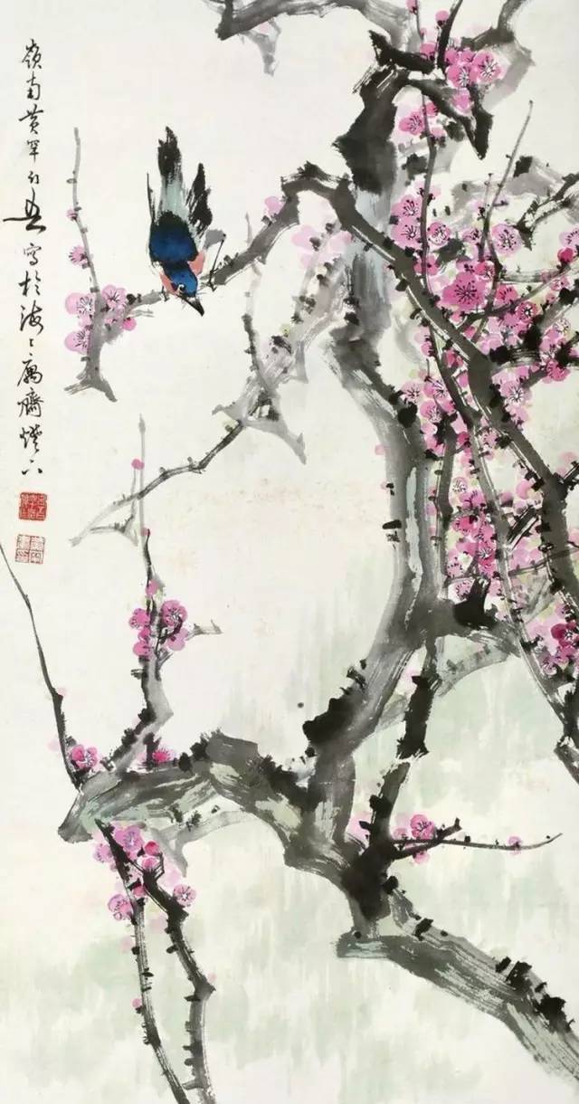 中國(guó)國(guó)畫藝術(shù)：絕美花鳥國(guó)畫圖片