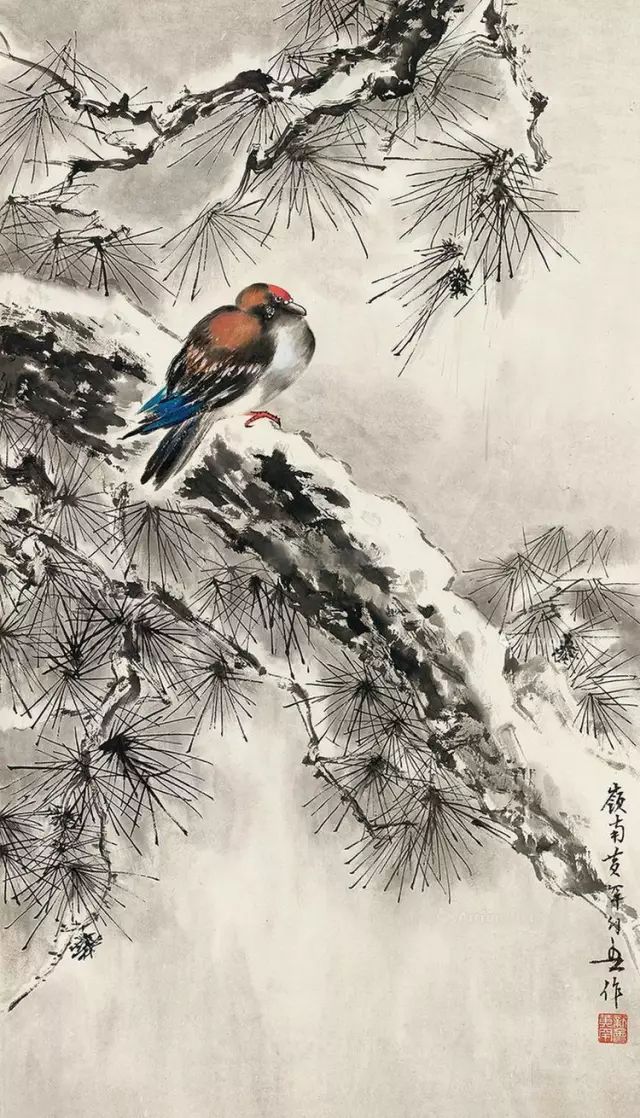 中國(guó)國(guó)畫(huà)藝術(shù)：絕美花鳥(niǎo)國(guó)畫(huà)圖片