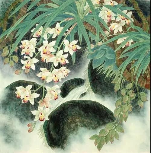 中國(guó)畫欣賞：驚艷唯美蘭花圖