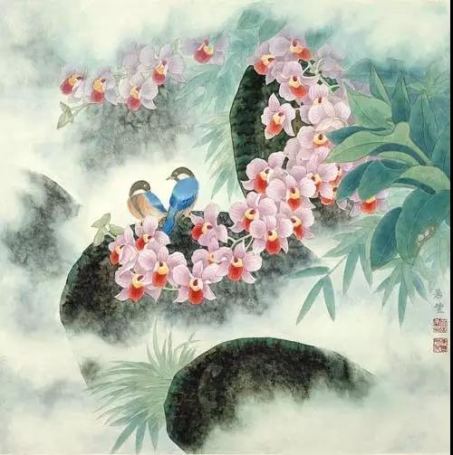 中國(guó)畫欣賞：驚艷唯美蘭花圖