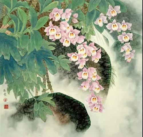 中國(guó)畫欣賞：驚艷唯美蘭花圖