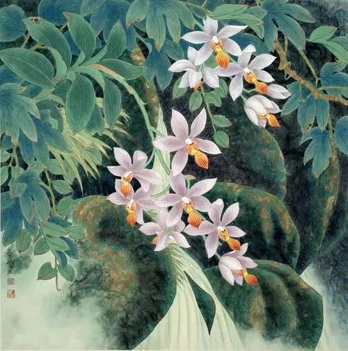 中國(guó)畫欣賞：驚艷唯美蘭花圖