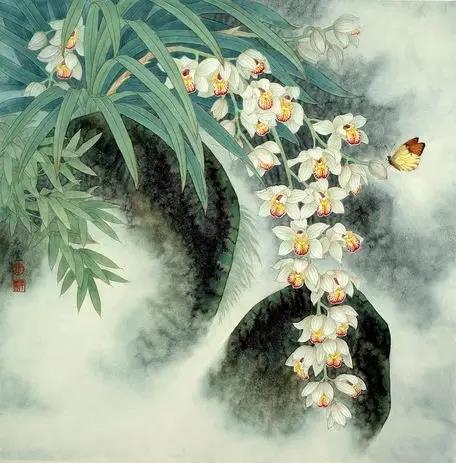 中國(guó)畫(huà)欣賞：驚艷唯美蘭花圖