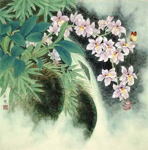 中國畫欣賞：驚艷唯美蘭花圖