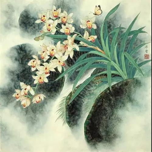 中國(guó)畫(huà)欣賞：驚艷唯美蘭花圖