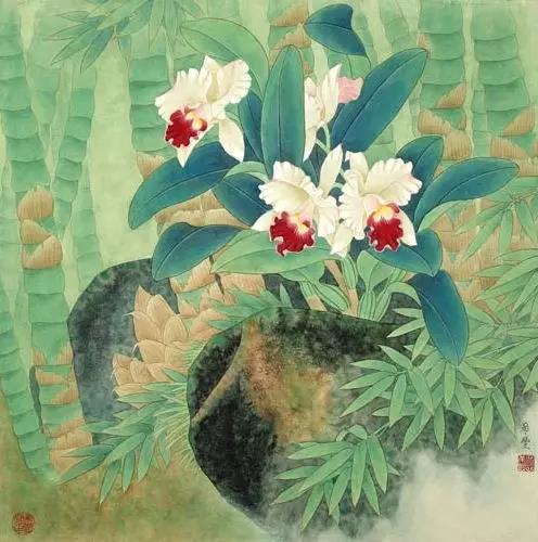 中國(guó)畫(huà)欣賞：驚艷唯美蘭花圖