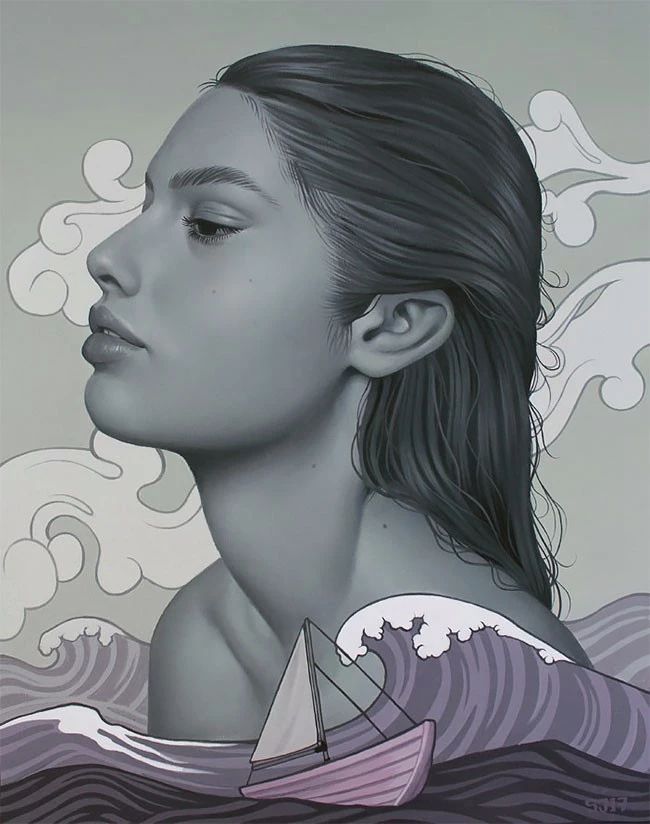 肖像插畫遇上植物花卉，碰撞出不一樣的火花！