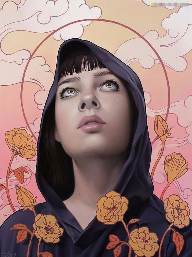 肖像插畫遇上植物花卉，碰撞出不一樣的火花！