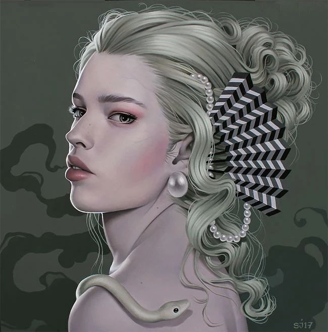 肖像插畫遇上植物花卉，碰撞出不一樣的火花！