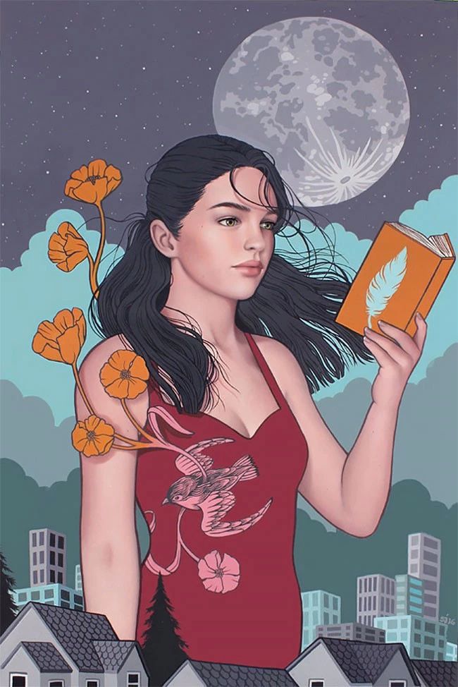 肖像插畫遇上植物花卉，碰撞出不一樣的火花！