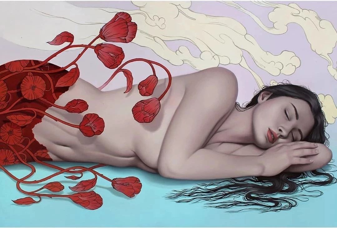 肖像插畫遇上植物花卉，碰撞出不一樣的火花！