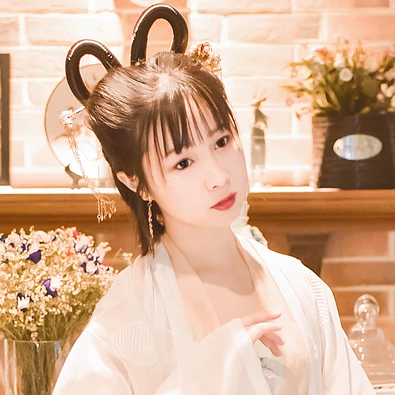 清新可愛小女孩女生頭像，唯美古風真人頭像