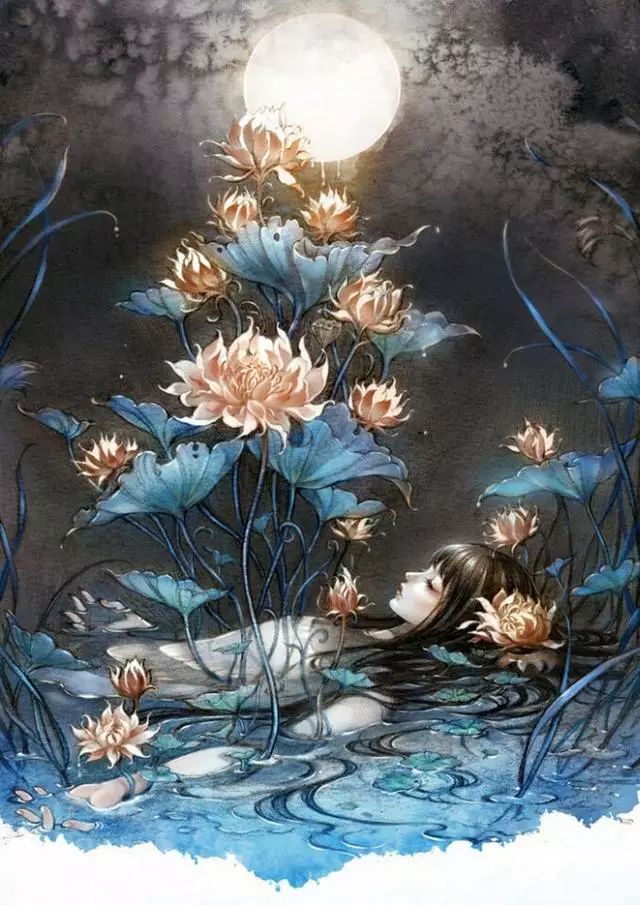 風(fēng)格唯美獨(dú)特的插畫：浮生如夢(mèng)