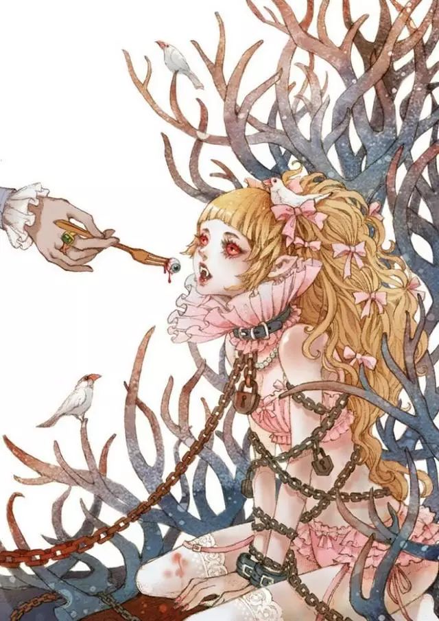 風(fēng)格唯美獨(dú)特的插畫：浮生如夢(mèng)