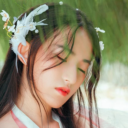 輕舞霓海神之女頭像，唯美古風(fēng)真人頭像