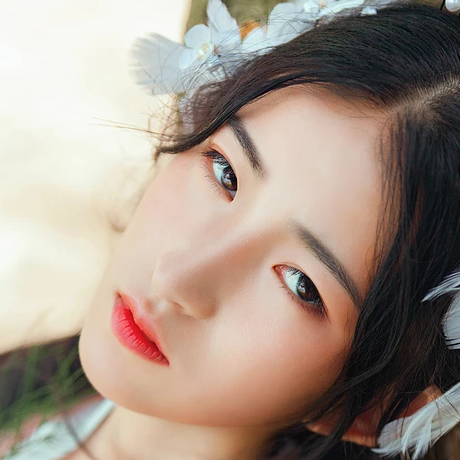 輕舞霓海神之女頭像，唯美古風(fēng)真人頭像