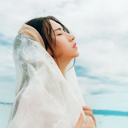 輕舞霓海神之女頭像，唯美古風(fēng)真人頭像