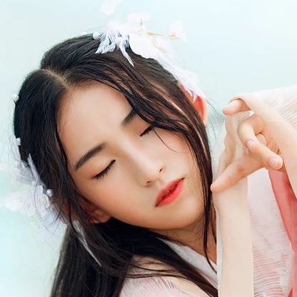 輕舞霓海神之女頭像，唯美古風(fēng)真人頭像