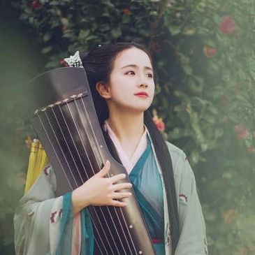 夢花期小清新女生頭像，唯美古風真人頭像