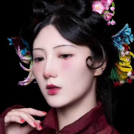 典雅梅花女生頭像，唯美古風(fēng)真人頭像