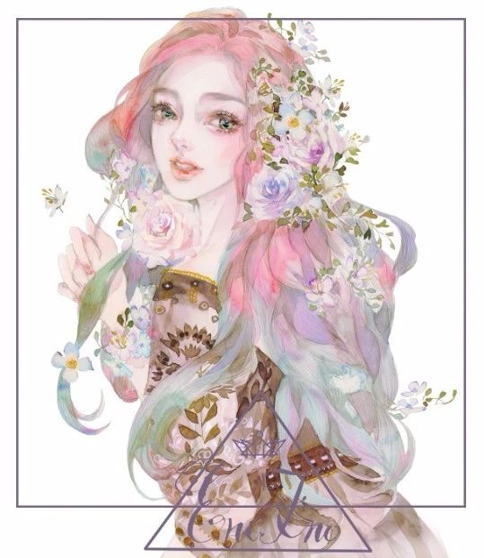 驚艷水彩插畫之美，獨(dú)特畫風(fēng)不一樣的美