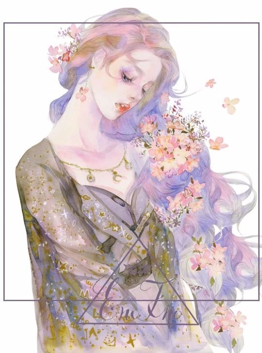 驚艷水彩插畫之美，獨(dú)特畫風(fēng)不一樣的美