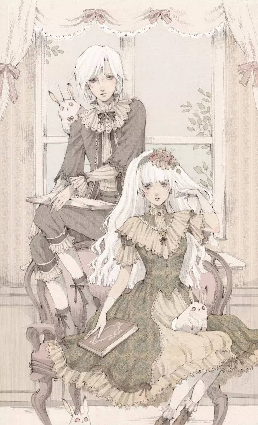 暖色調(diào)手繪插畫，給一種人淡淡的插畫美!