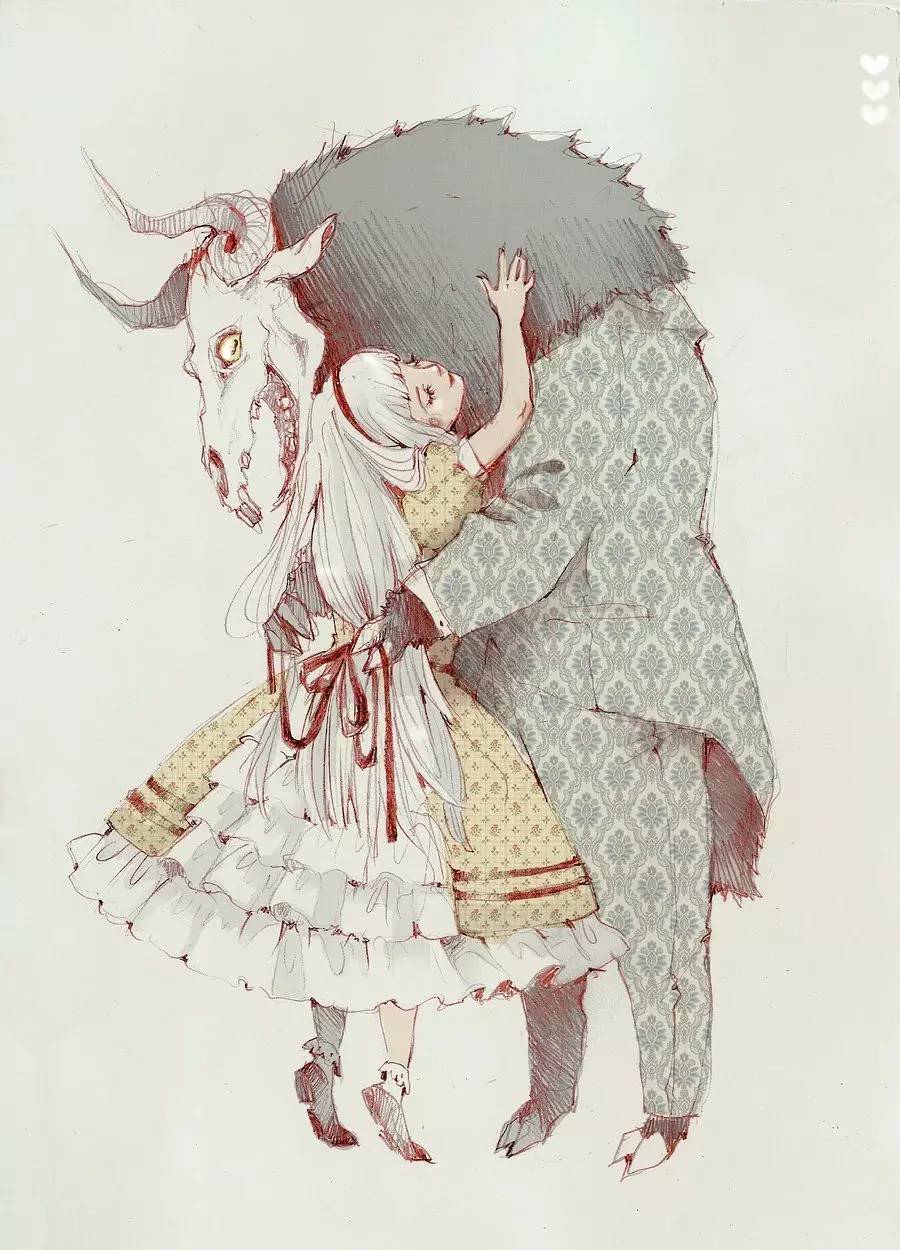 暖色調(diào)手繪插畫，給一種人淡淡的插畫美!