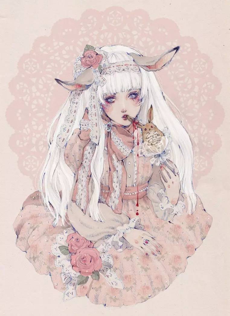 暖色調(diào)手繪插畫，給一種人淡淡的插畫美!