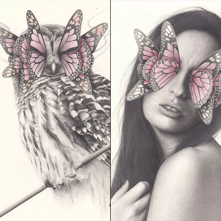 一組令人驚嘆的精致細(xì)膩手繪插畫