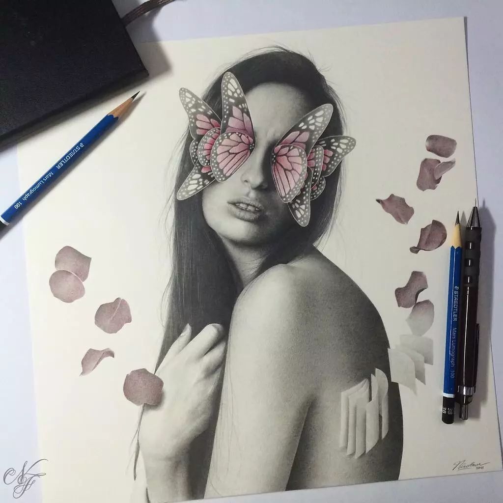 一組令人驚嘆的精致細(xì)膩手繪插畫