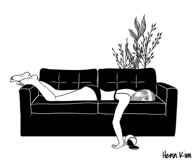 一組扎心黑色治愈系漫畫，看哭了的黑白插畫