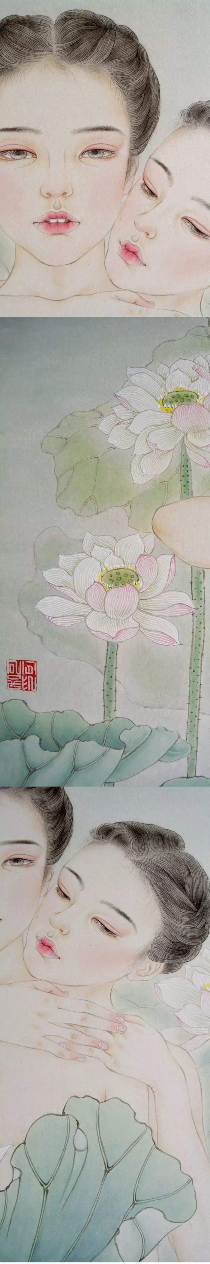 古風(fēng)詩意手繪插畫：一場風(fēng)花雪月任飄搖美！