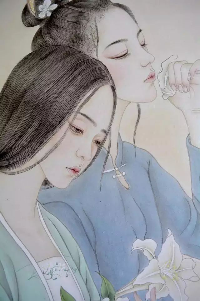 古風(fēng)詩意手繪插畫：一場風(fēng)花雪月任飄搖美！