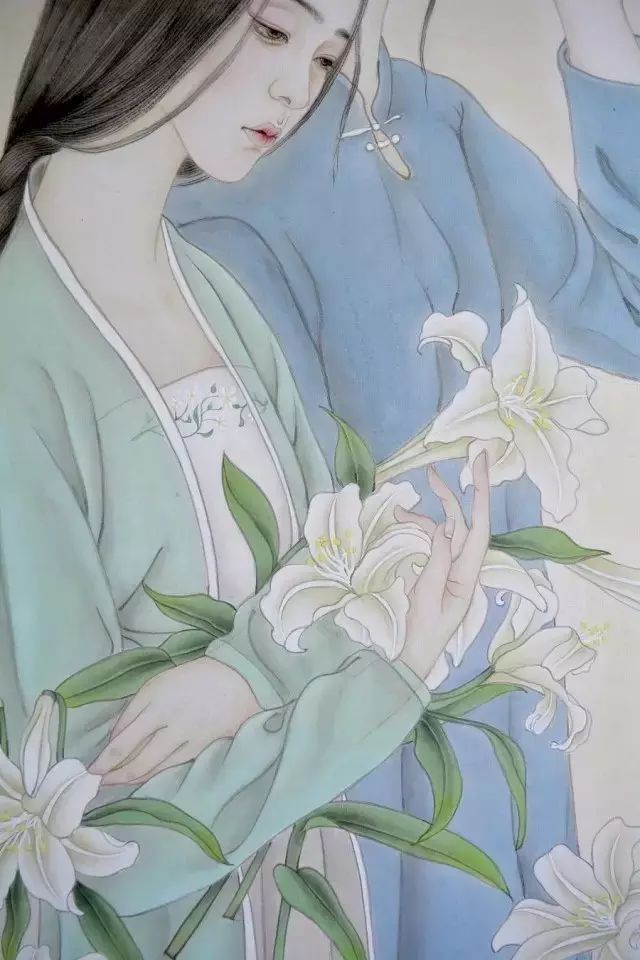 古風(fēng)詩意手繪插畫：一場風(fēng)花雪月任飄搖美！