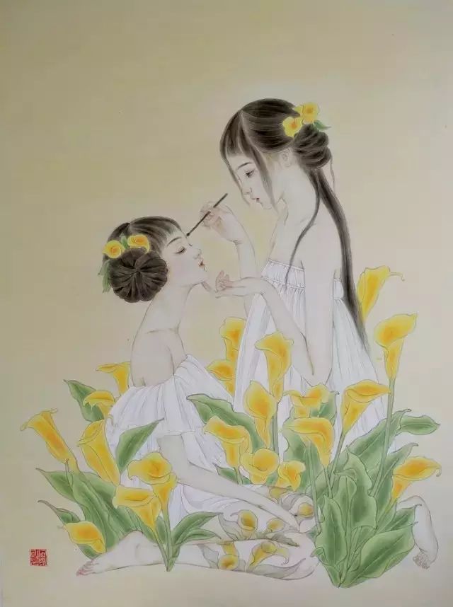 古風(fēng)詩意手繪插畫：一場風(fēng)花雪月任飄搖美！