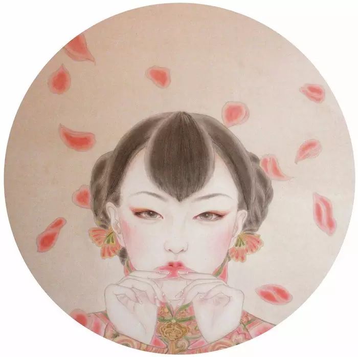 古風(fēng)詩(shī)意手繪插畫(huà)：一場(chǎng)風(fēng)花雪月任飄搖美！