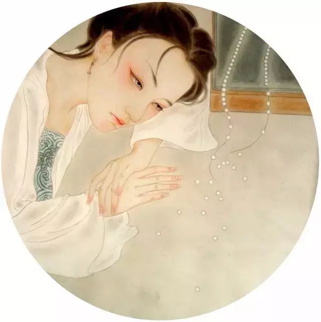 古風(fēng)詩(shī)意手繪插畫(huà)：一場(chǎng)風(fēng)花雪月任飄搖美！