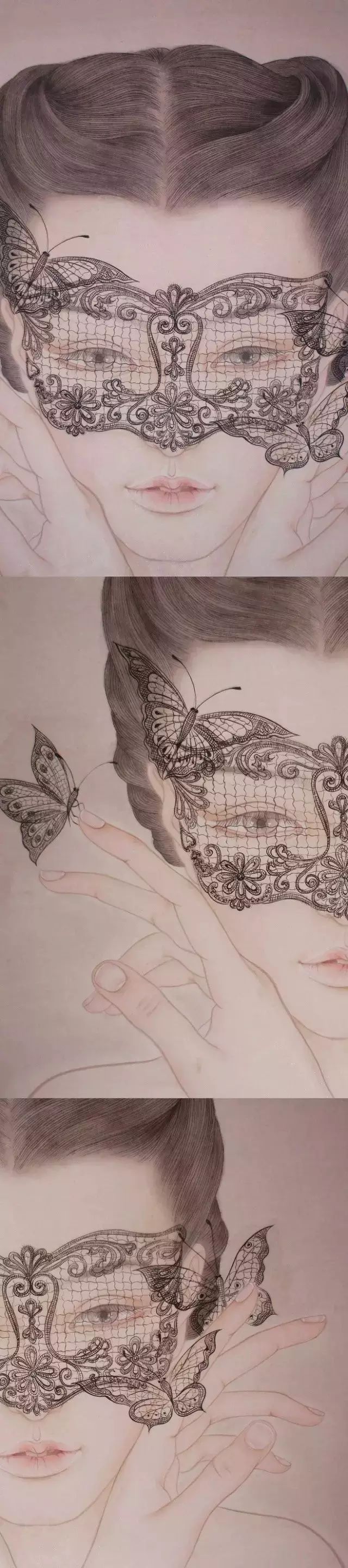 古風(fēng)詩意手繪插畫：一場風(fēng)花雪月任飄搖美！