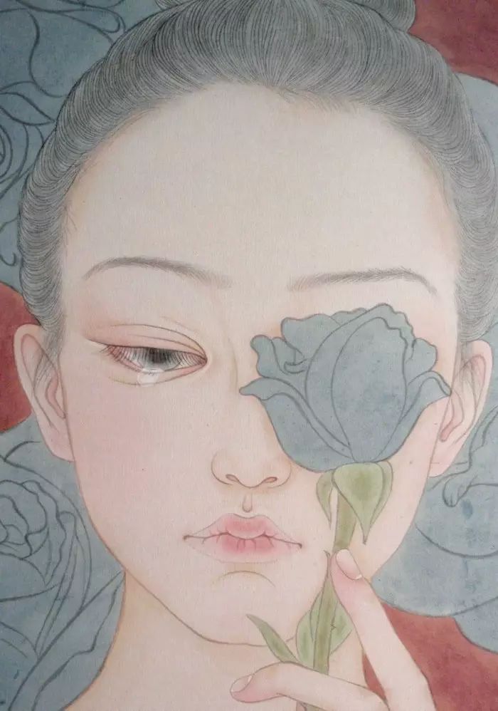 古風(fēng)詩意手繪插畫：一場(chǎng)風(fēng)花雪月任飄搖美！