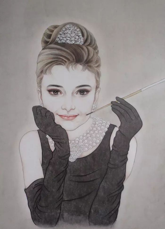 古風(fēng)詩(shī)意手繪插畫(huà)：一場(chǎng)風(fēng)花雪月任飄搖美！