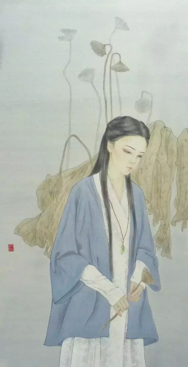 古風(fēng)詩(shī)意手繪插畫(huà)：一場(chǎng)風(fēng)花雪月任飄搖美！